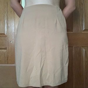 New York & Company Tan Skirt